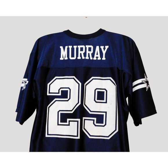 Dallas Cowboys DeMarco Murray #29 Jersey Large Navy Blue Polyester Shirt - Picture 5 of 10